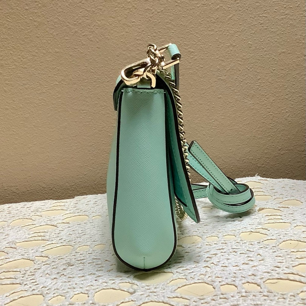 KATE SPADE Small Madison Adjustable Crossbody / Satchel Bag Tiffany Blue - Picture 7 of 15